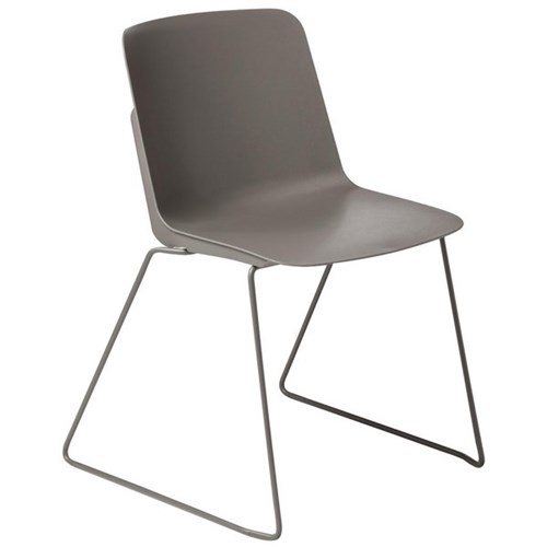 Scout Sled Visitors Chair Grey