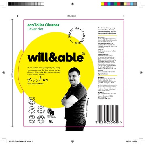 Will&Able ecoToilet Cleaner 5L