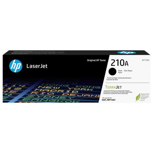 HP 210A Black Original Laser Toner Cartridge W2100A