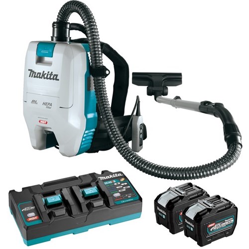 Makita XGT 40V Brushless Backpack Vacuum Cleaner