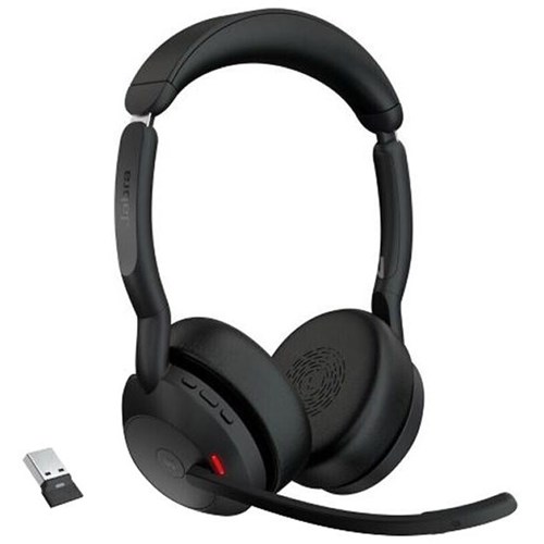 Jabra Evolve2 55 Link380a UC Stereo USB-A Wireless Headset