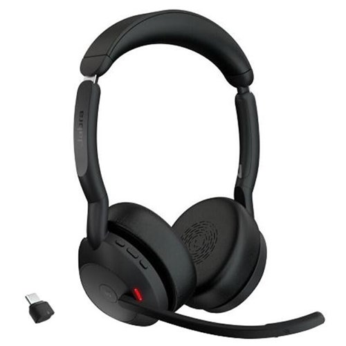 Jabra Evolve2 55 Link380c UC Stereo USB-C Wireless Headset Black