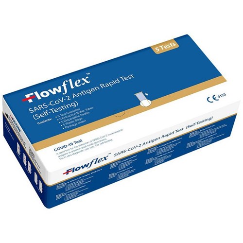Acon Flowflex SARS-CoV-2 Antigen Rapid Test Kit (Self Testing), Pack of 5