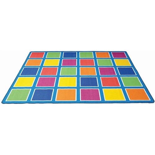 Elizabeth Richards Colour Squares Placement Rug