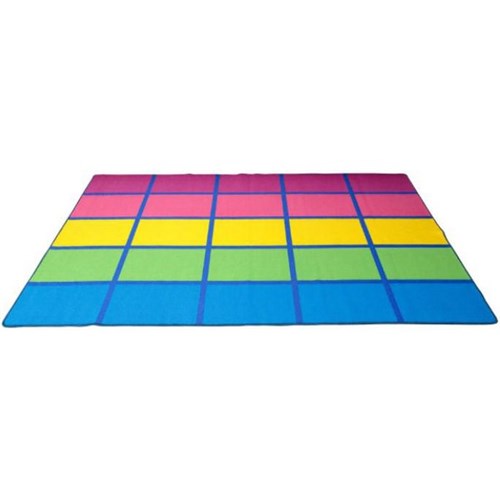 Elizabeth Richards Rainbow Blocks Rug