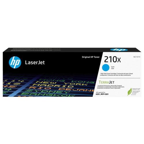 HP 210X Cyan Original Laser Toner Cartridge W2101X