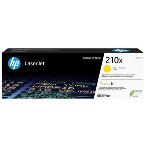 HP 210X Yellow Original Laser Toner Cartridge W2102X