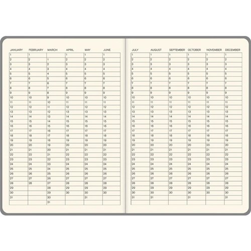 Collins Lifestyle Planner A5 Week To View Undated Tan