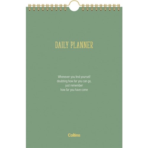 Collins Planner A5 Day Per Page Undated Motivational Assorted Designs