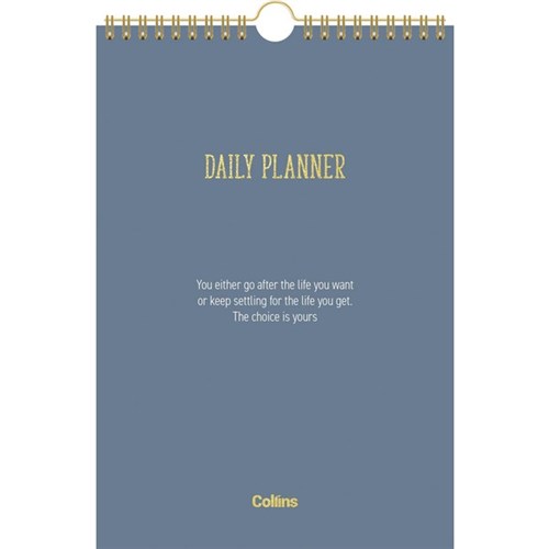 Collins Planner A5 Day Per Page Undated Motivational Assorted Designs