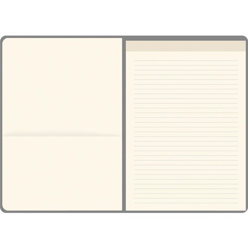 Collins Executive Note Pad With Cover 185x258mm Grey