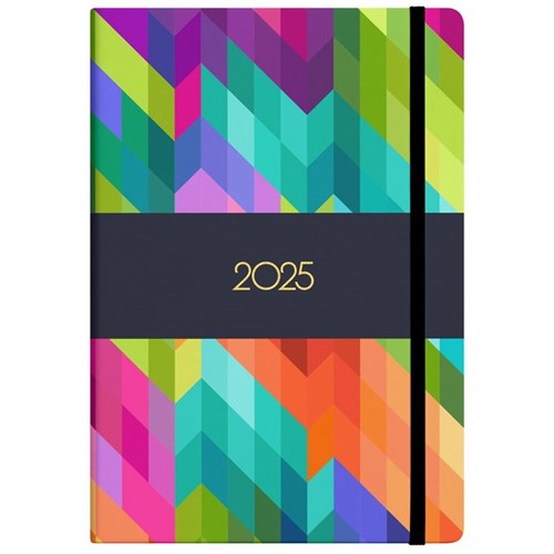 Collins A51 Diary A5 1 Day Per Page 2025 Cosmo Assorted