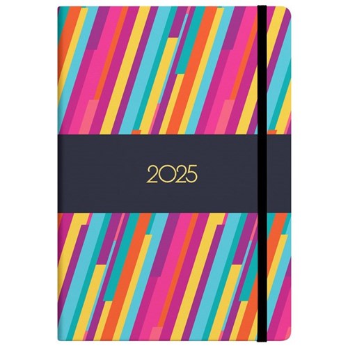 Collins A51 Diary A5 1 Day Per Page 2025 Cosmo Assorted