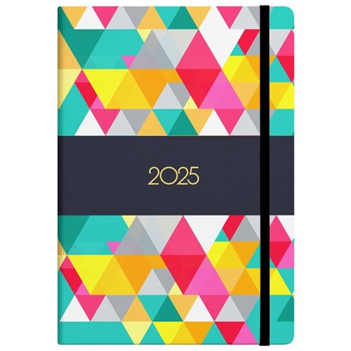 Collins A51 Diary A5 1 Day Per Page 2025 Cosmo Assorted