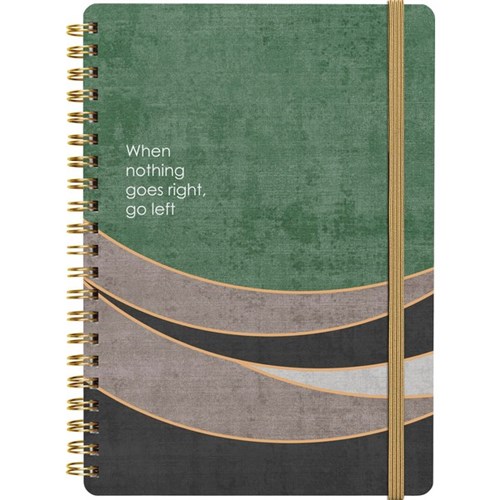 Collins A5 Diary Day Per Page Undated Contemporary Art Assorted Designs