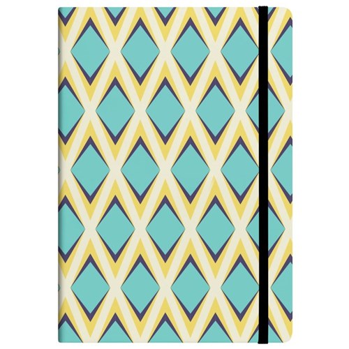 Collins A5 Diary Day Per Page Undated Geometric Assorted Designs