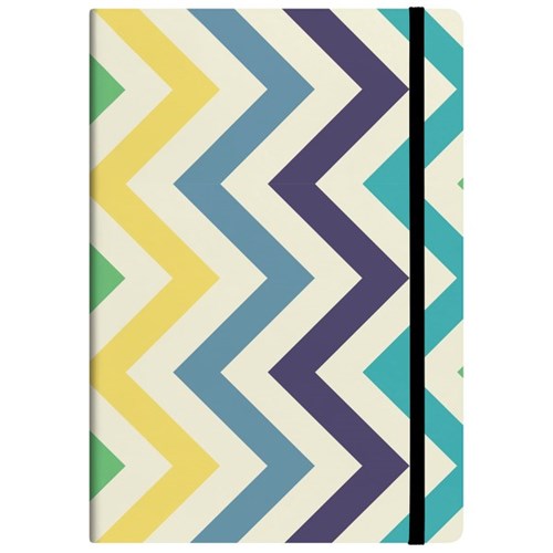 Collins A5 Diary Day Per Page Undated Geometric Assorted Designs