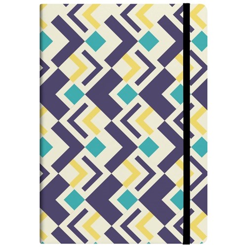 Collins A5 Diary Day Per Page Undated Geometric Assorted Designs