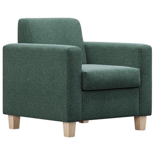 Cosmo Single Seater Sofa Hawthorn Fabric/Forest