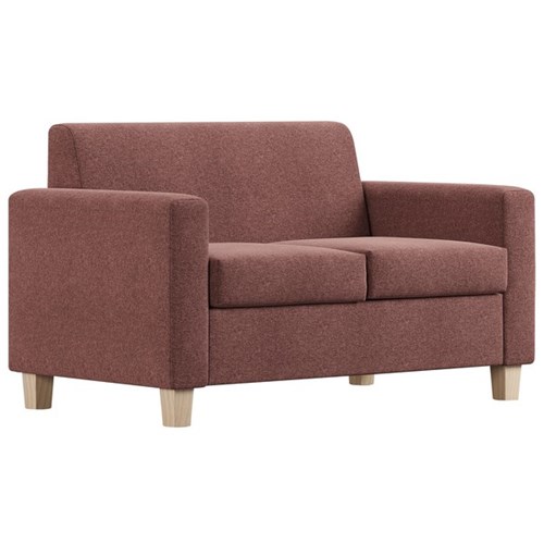 Cosmo 2 Seater Sofa Hawthorn Fabric/Rosewood