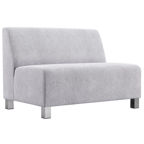 Apollo 2 Seater Sofa Hawthorn Fabric/Silver