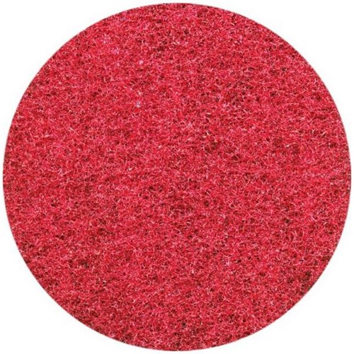 Glomesh Spray Buffing Pads Regular Speed Thickline Abrasive 16” 400mm Red, Carton of 5