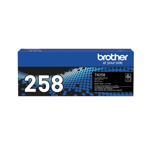 Brother TN258BK Black Laser Toner Cartridge 