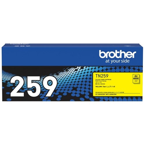 Brother TN259Y Super Hi Yield Toner Yellow