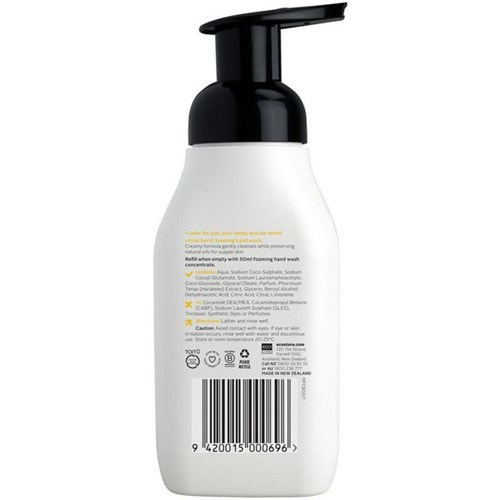 ecostore Foaming Hand Wash Citrus Burst 250ml