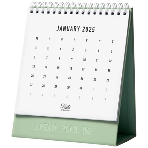 Letts of London Desk Calendar 2025 Conscious Sage