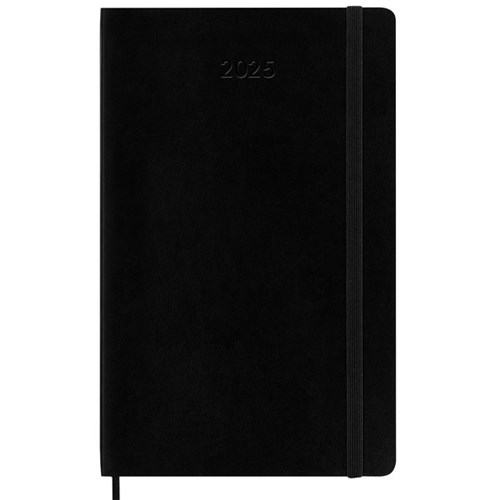 Moleskine Large Soft Cover Weekly Diary 2025 Black