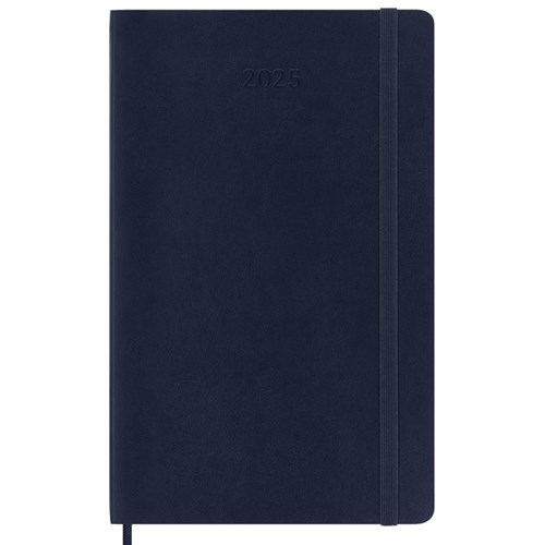 Moleskine Large Soft Cover Weekly Diary 2025 Sapphire Blue