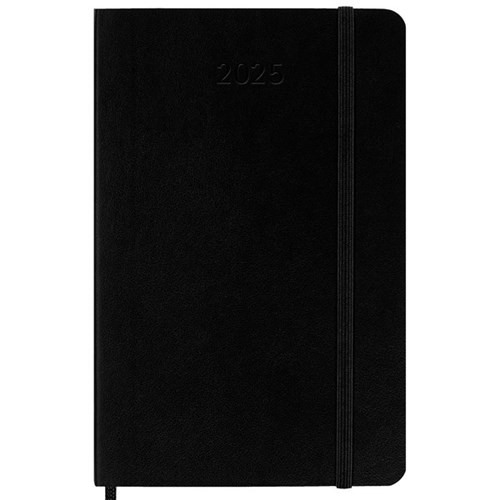 Moleskine Pocket Soft Cover Weekly Diary 2025 Black