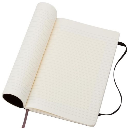 Moleskine Large Soft Cover Notebook Ruled Black 192 Pages