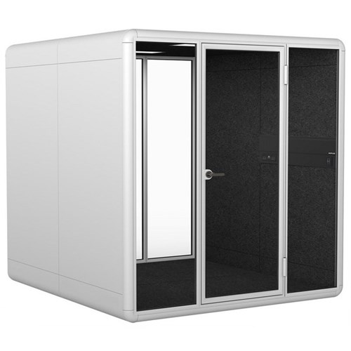 Koplus Kolo Duo+ Meeting Booth 2200x2250mm White/White/Dark Grey