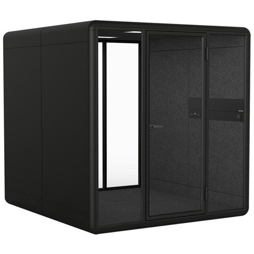 Koplus Kolo Duo+ Meeting Booth 2200x2250mm Black/Black/Dark Grey