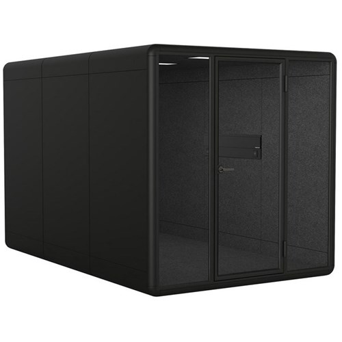 Koplus Kolo Duo++ Meeting Booth 2200x2250mm Black/Black/Dark Grey