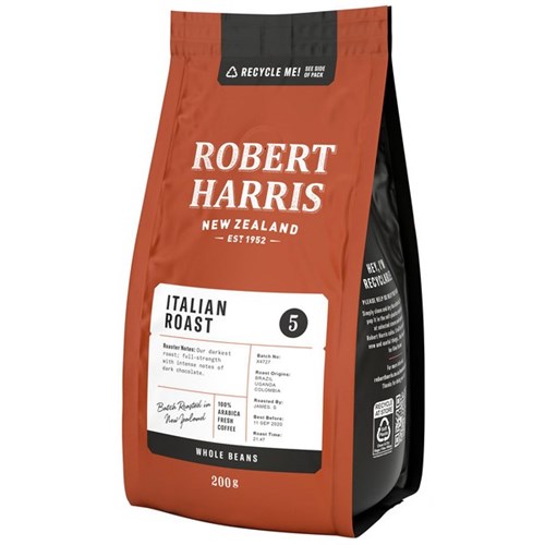 Robert Harris Italian Roast Coffee Beans 200g