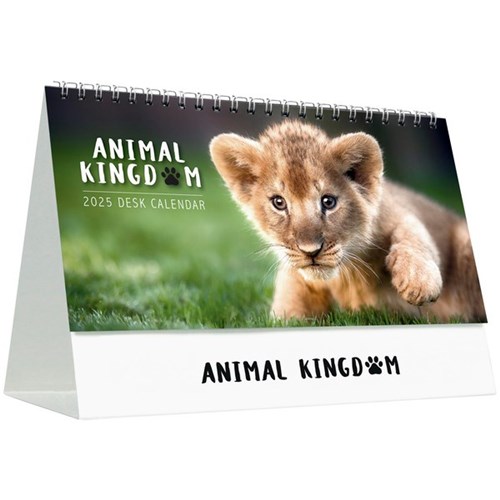 Easy2C Desk Calendar Animal Kingdom 2025