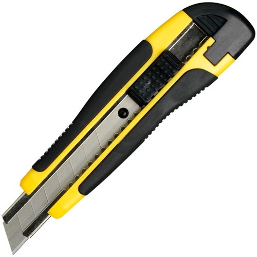 OfficeMax Heavy Duty Cutter Auto Lock Large Yellow