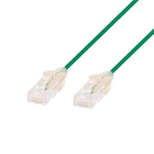 Dynamix Cat6A UTP Patch Lead Cable 0.75m Green