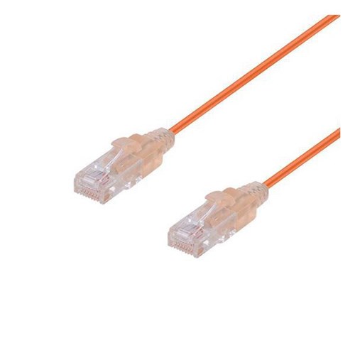 Dynamix Cat6A UTP Patch Lead Cable 0.25m Orange