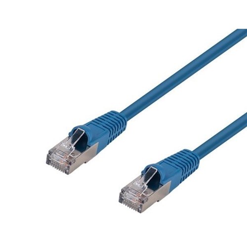 Dynamix Cat6A SFTP Patch Lead Cable 0.5m Blue