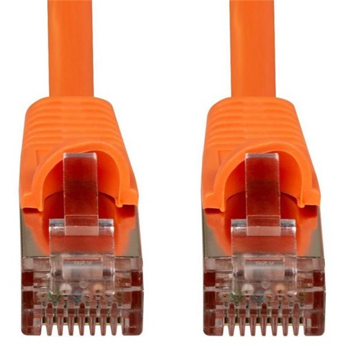 Dynamix Cat6A SFTP Patch Lead Cable 0.5m Orange