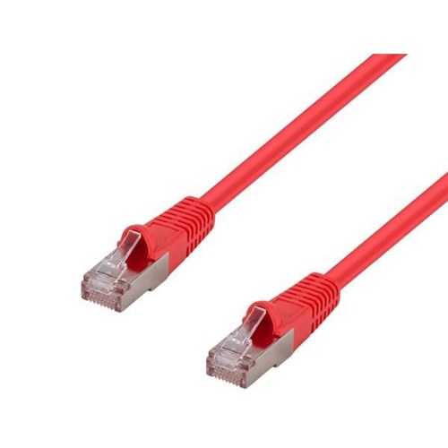 Dynamix Cat6A SFTP Patch Lead Cable 0.5m Red