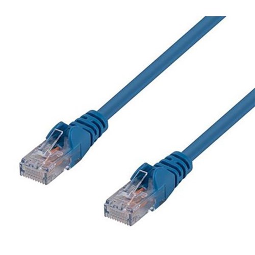 Dynamix Cat6 UTP Patch Lead Cable 0.5m Blue