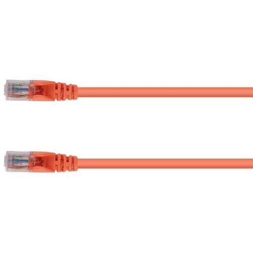 Dynamix Cat6 UTP Patch Lead Cable 0.5m Orange