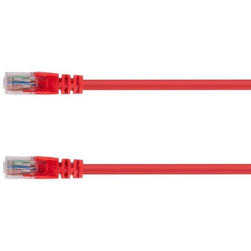 Dynamix Cat6 UTP Patch Lead Cable 0.5m Red