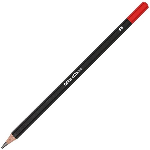 OfficeMax 6B Lead Pencils, Pack of 12