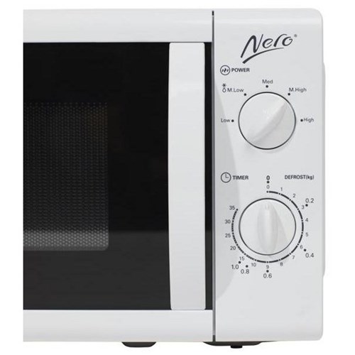 Nero Turn Dial Microwave 20L White